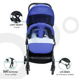 Moon Travel-Lite Cabin Stroller - Royal Blue