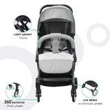 Moon Travel-Lite Cabin Stroller - Cool Grey