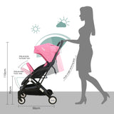 Moon Travel-Lite Cabin Stroller - Pink