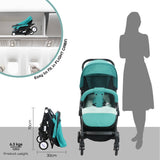 Moon Travel-Lite Cabin Stroller - Sea Blue