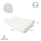 Moon Organic Fabric Cool Pillow - White