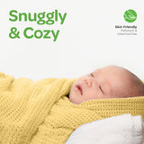 Moon Organic Cellular Blanket - Cream (75 x 100 cm)