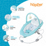 Moon Hopper Baby Bouncer - Blue