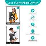 Moon KaryGo 2-in-1 Baby Carrier - Black