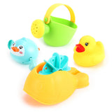 Moon Baby Bath Buddies- Duck And Motor Set