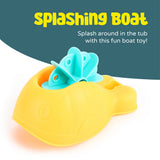 Moon Baby Bath Buddies- Duck And Motor Set