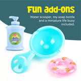 Moon Mini Duck Bath Tub - Blue