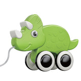 Moon Animal Pull Along Toy - Rhino