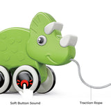 Moon Animal Pull Along Toy - Rhino