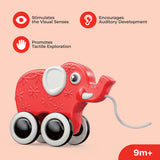 Moon Animal Pull Along Toy - Elephant