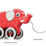 Moon Animal Pull Along Toy - Elephant