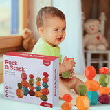 Moon Rock & Stack Balancing Educational Sensory Toy