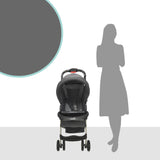 Moon Bezik One Fold Stroller - Grey
