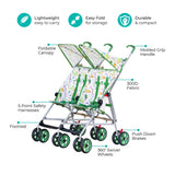 Moon Jet Plus Twin Buggy Travel Stroller - Green