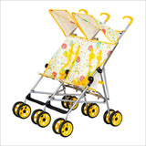 Moon Jet Plus Twin Buggy Travel Stroller - Yellow