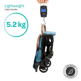 Moon Ritzi-Lite Baby Cabin Stroller - Blue