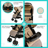 Moon Metro Urban Baby Stroller - Beige