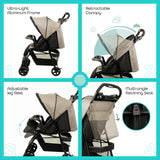 Moon Metro Urban Baby Stroller - Grey