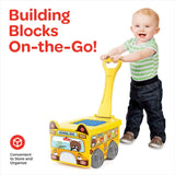Moon Little Wagon Blocks Toys School Bus - 30Pcs