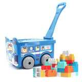Moon Little Wagon Blocks Toys  Police Car -30Pcs