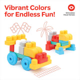 Moon Little Wagon Blocks Toys  Police Car -30Pcs