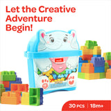 Moon Creative Block Elephant - 30Pcs