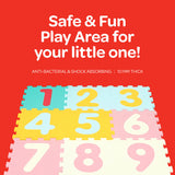 Moon Activity Floor Mat Puzzle Numbers  - 10Pcs