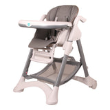 Moon Trestle Foldable Baby Highchair - Grey