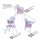 Moon 6 in 1 High Chair - Pink