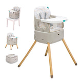 Moon HiteRite 4-in-1 Convertible Baby Highchair - Beige