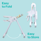 Moon Apex Baby Reclining Highchair With 7 adjustable heights - Beige