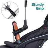 Moon Waterproof Baby Stroller Umbrella - Black