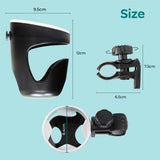 Moon 360 Degree Rotating Universal Cup Holder - Black