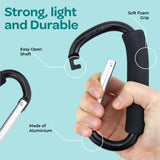 Moon Hands-Free Baby Stroller Hook - Black