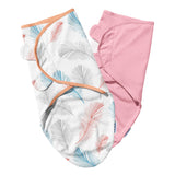 Moon Organic Swaddle - Pink Feather