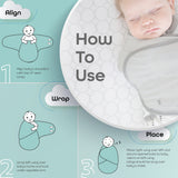 Moon Organic Swaddle - Pink Flamingo