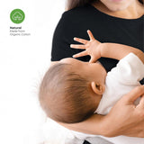 Moon Organic Moms Feeding T-shirt - Pebble Grey