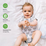 Moon Baby Body Suit Set of 5 - Unisex (6M-9M)