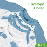 Moon Baby Body Suit Set of 5 - Boys (6M-9M)