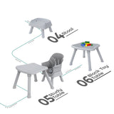 Moon 6 in 1 High Chair - Grey