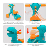 Moon Learning Fun Dinosaur Trike Bike - Blue