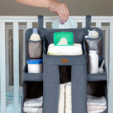 Moon Baby Crib Orgnizer - Light Grey