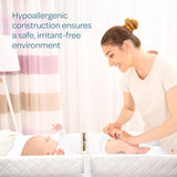 Moon Waterproof Contour Diaper Changing Mat Pad - White