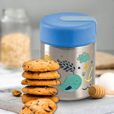 Moon Double Wall Ss Food Jar 10Oz  - Blue