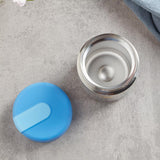 Moon Double Wall Ss Food Jar 10Oz  - Blue