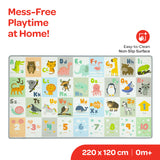Moon Happi Feet Foldable Floor Play Mat - Alphabet/Number