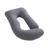 Moon Organic U Shaped Contour Maternity Pillow - Grey