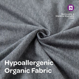 Moon Organic U Shaped Contour Maternity Pillow - Grey