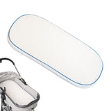 Moon Crib & Pram Mattress Classic Foam Moses Basket Mattress - White