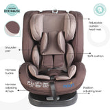 Moon Rover Baby/Infant Car Seat 360?ø Rotate - Brown